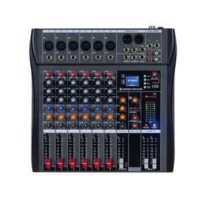 Professional 6-channel Mixer With Dsp Effects <b>Bluetooth</b> <b>Usb</b> Audio Interface For Live Studio Use - Product Image 1