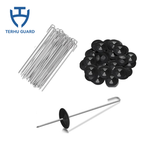 Kit de crochets et clips pour panneaux solaires, revêtement noir, clips en maille antirouille pour la fixation de panneaux solaires et la fixation de maille anti-oiseaux sur toiture - Product Image 1