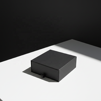 Boîte cadeau de luxe pour pièces commémoratives, cartes métalliques, parfums solides, avec emballage coulissant et insert en mousse pour pièces de monnaie, médailles, médailles de chien