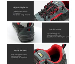 <span class=keywords><strong>Chaussures</strong></span> <span class=keywords><strong>de</strong></span> <span class=keywords><strong>sécurité</strong></span> respirantes <span class=keywords><strong>Honeywell</strong></span>, embout en acier, résistantes aux chocs et aux perforations, antistatiques, antidérapantes, bottes <span class=keywords><strong>de</strong></span> travail pour la construction - Product Image 4