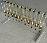 Lot de 12 distributeurs de parfum en verre de 500 ml, présentoirs de bar à parfum stables pour décorations de mariage