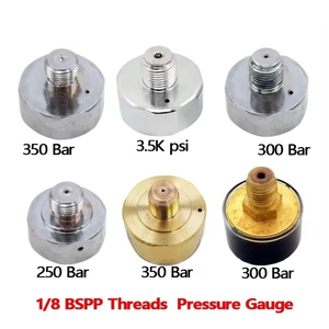 Manomètre de pression d'air miniature Zimakyfa 1/8BSPP 250bar/300bar/350bar, régulateur de gaz en cuivre pour Tr21-4 - Product Image 5
