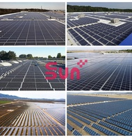 Panneau solaire monocristallin bifacial SUNPLUS haute efficacité 580W de type N avec technologie de rendement de 23,4 % et double vitrage