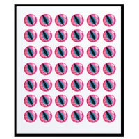 NOUVEAU OEM 3mm-12mm 50Pcs Yeux de leurres de pêche en résine 5D 4 couleurs Yeux de poisson réalistes pour la fabrication de leurres DIY, jig head et montage de mouches