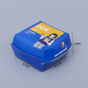 Fast Food Grade Paper Box Disposable Food Packaging Box