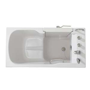 Baignoire autoportante moderne en acrylique avec fonction de trempage, drain, garantie de 5 ans - Accessible aux personnes handicapées, <span class=keywords><strong>spa</strong></span>, bain <span class=keywords><strong>d</strong></span>'aromathérapie - Product Image 4