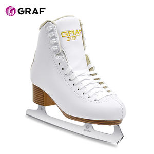 Scarpe da Pattinaggio Artistico per Donna, Taglia Giovanile, Tomaia in Pelle e Materiale Sintetico con Fodera in Rete, Adatte ai Principianti, per Uso Invernale - Product Image 5