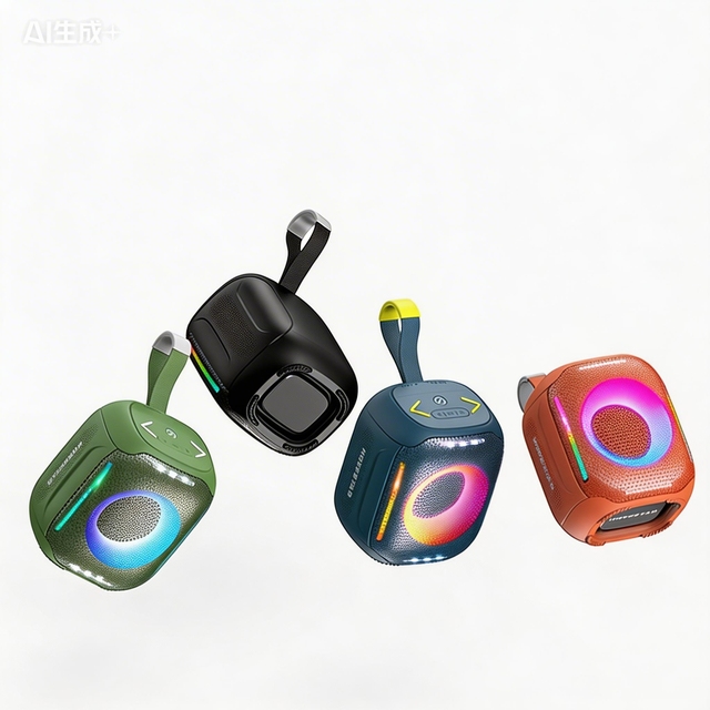 New Arrival Mini Wireless Speaker Home Outdoor Waterproof Portable Creative Gift Audio System RGB Party Subwoofer