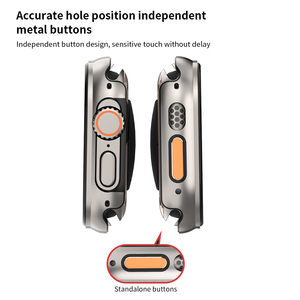 Nouveau produit boîtier en métal en <span class=keywords><strong>aluminium</strong></span> pour <span class=keywords><strong>Apple</strong></span> <span class=keywords><strong>Watch</strong></span> <span class=keywords><strong>40mm</strong></span> 41mm 44mm 45mm boîtier de pare-chocs de galvanoplastie pour <span class=keywords><strong>Apple</strong></span> <span class=keywords><strong>Watch</strong></span> - Product Image 3