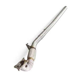 Pour Volkswagen <span class=keywords><strong>Golf</strong></span> 5/V GTI 2.0T 2004-2009 tuyau de descente échappement haute Performance modifié Performance de course usine directe - Product Image 4