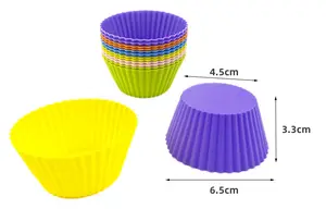 OEM ODM Silicone forniture per la cottura da cucina in Silicone a forma di cuore stampi per Cupcake in Silicone budino stampi Muffin tazza di gelatina stampi