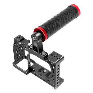 Kit de poignée supérieure pour cage d'appareil photo Sony A6000 A6300, support de montage portable en alliage d'aluminium pour accessoires d'appareil photo sans miroir - Product Image 1