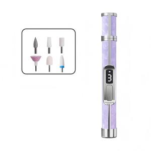 Máquina de manicura multifunción recargable para remover esmalte en gel, pulir uñas y recortar cutículas - Product Image 2