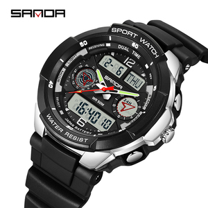 Reloj Digital SANDA Top 6197 para Estudiantes Coreanos, Reloj Deportivo Multifuncional para Hombre con Alarma, Resistente al Agua, Relojes para Hombre 2024 - Product Image 3