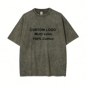 Design White Black Embroidery Printed Logo High Quality Blank 100% Cotton T-<b>shirts</b> Heavyweight Plain Men's Custom T <b>Shirt</b> - Product Image 1