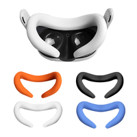 Étui de protection complet en silicone FICEP pour Meta, pour 3 contrôleurs, 250g, anti-transpiration, protection tactile, accessoire pour VR AR MR
