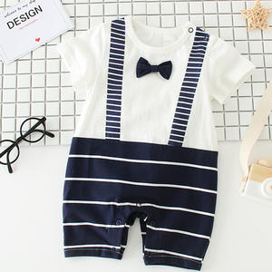 Vêtements pour bébés en gros, tissu en coton biologique tricoté, barboteuses pour nouveau-nés - Product Image 2