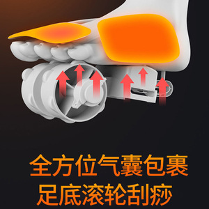 Shiatsu <b>Foot</b> <b>Massager</b> Full Enclosed Acupoint Kneading For <b>Feet</b> Calves Legs USB Rechargeable Computerized Control - Product Image 3