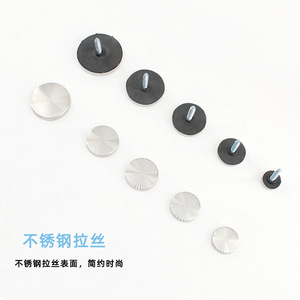 Stainless Steel Mirror <b>Studs</b> Silver Minimalist Design Durable Furniture Hardware - Product Image 1