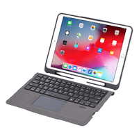 Clavier sans fil en cuir fendu avec pavé tactile pour iPad 9e 10.2 iPad Pro 10.5 iPad Air 3