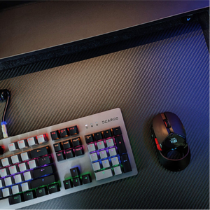 Kohlefaser-Mauspad Ultra dünn für Office-Spiele Smooth Glide Anti Fray Edge Rutsch feste, leichte, langlebige, kunden spezifische Designs - Product Image 4