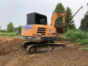 Sany รถตักตีนตะขาบไฮดรอลิกขนาดเล็ก SY60C มือสองมีความยืดหยุ่นทนทาน6ton น้ำหนักปฏิบัติการพร้อมมอเตอร์ปั๊มเครื่องยนต์ของ Isuzu - Product Image 3