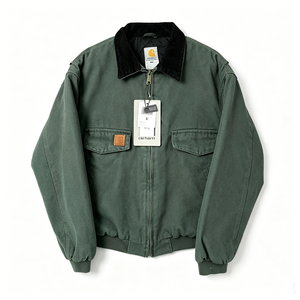 Veste de travail utilitaire pour homme, doublure en coton, tissu mélangé, vêtement d'extérieur décontracté avec plusieurs poches, fermeture éclair, <span class=keywords><strong>manteau</strong></span> d'hiver épais - Product Image 1