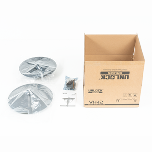 UNLOCK VH12G Nuevo Set de Platillos Hi-Hat de Silicona Gris de 12 Pulgadas, Doble Zona Antiruido, de 2 Piezas, para Batería Electrónica Silenciosa, Directo de Fábrica - Product Image 6