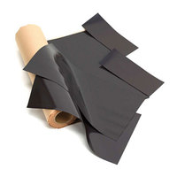 Feuille magnétique en gros, bande magnétique puissante, aimant souple en caoutchouc flexible ; finition unie/brillante ; découpe format A4/A3
