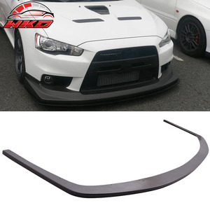 Compatible con Mitsubishi Lancer EVO X 10 08-15, Labio Inferior Delantero Negro Sin Pintar - Product Image 1