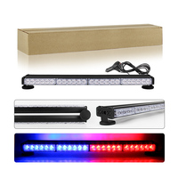 23-Zoll-LED-Blitzwarnlichtleiste 48W Doppelseitiger PKW Offroad-Dach gitter DRL Blinkende Not licht lampe