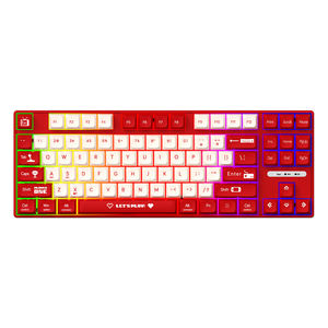 AJAZZ AK870 MC 75% wired hot-swappable mechanical <b>keyboard</b> 86-key typewriter-C wired RGB backlit game <b>keyboard</b> wholesale - Product Image 1