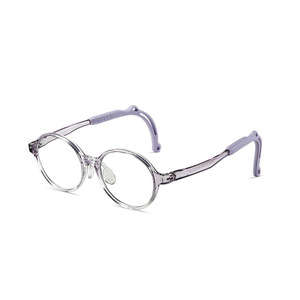 Children's Oval Blue Light Blocking <b>Glasses</b> K8218 TR90 Frame PC Lens Anti Radiation Eye Protection Non Prescriptive - Product Image 3