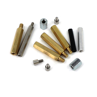 Entretoises hexagonales filetées mâle-femelle en laiton de haute qualité pour fixation, entretoises en aluminium, acier inoxydable et cuivre pour serrures