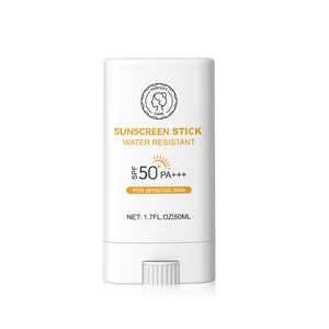 OEM ODM Logo Creme/Lotion Farbe natürlich glühender Sonnenschutz-Stick mit Zinkoxid Reisegröße Sonnenschutz Gesicht und Körper Sonnenschutz-Stick