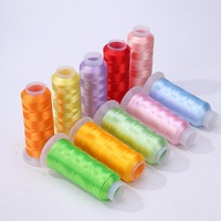 Fil de perlage en polyester/rayonne coloré, haute ténacité, mercerisé, imperméable, écologique, fil de soie, bobine de perles