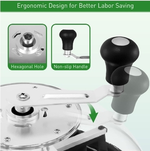 Electric Leaf <strong>Trimmer</strong> 13 Inch <strong>Bud</strong> Leaf Bowl <strong>Trimmer</strong> Clear Visibility Dome Twisted Spin Cut With Sharp Stainless Steel Blades - Product Image 4