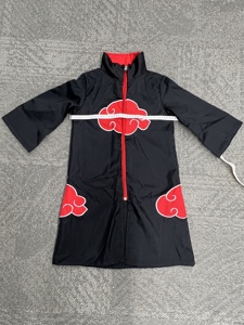 Disfraz de Ninja <span class=keywords><strong>Akatsuki</strong></span> Nube Roja al por Mayor, Traje Naranja, Kimono, Disfraz de Halloween, Carnaval, Fiesta, Anime, Cosplay, Disfraz de Carnaval para Niños - Product Image 3
