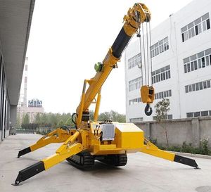 Grúa de araña de techo para fines de construcción Grúas sobre orugas pequeñas Mini grúas móviles plegables con precios al por mayor - Product Image 1