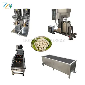 High Performance Meat Ball Machine / Fish Meat Ball Making Machine / Fish Ball Production Line