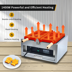 Nueva máquina de gofres de dibujos animados multifuncional fácil de operar, gofres de sándwich caliente para niños, aperitivos nutritivos y saludables para el hogar - Product Image 2