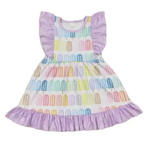 Vestido de verano para niñas pequeñas, elegante, informal