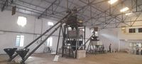 Mortier sec adhésif pour carrelage mural, système de production automatique contrôlé par PLC, haute efficacité, facile à utiliser, 220V, garantie 1 an