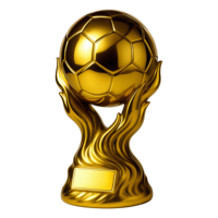 WeiVista Trophée de football en résine Electroplated Gold Flame Base Football Award Fabricant Vente en gros