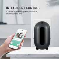 Diffuseur de parfum de maison rechargeable automatique de vente supérieure, diffuseur d'arôme d'huile essentielle sans eau à prise murale Bluetooth intelligente
