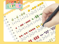 Version française Sank Magic Practicewriting Book School Kids Copybook Reusable Writing groove Practice Notebook with Pen