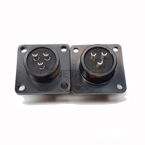 Conector MS3102 MS3106, Kit MIL 14S-1, 3 Pines, 13A, Copa de Soldadura, Acoplamiento Roscado para Cargador de Batería y Servo Motor, Plateado - Product Image 4