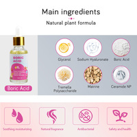 Nouveau produit 100% huile de massage yoni borique à l'acide naturel antimicrobien et équilibrage du pH pour usage intime