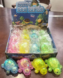 Jouet Squishy Tortue en Maltose à Rebond Lent, Poudre Dorée, Anti-Stress, Jouets à Presser pour Déstressage, Vente en Gros - Product Image 6