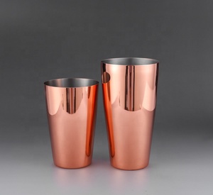<span class=keywords><strong>Cuivre</strong></span> Placage <span class=keywords><strong>Shaker</strong></span> Étain Professionnel Barman Bar Outil 28oz Cocktail <span class=keywords><strong>Shaker</strong></span> - Product Image 2